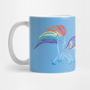 Tribal Pony - Rainbow Power Rainbow Dash Mug